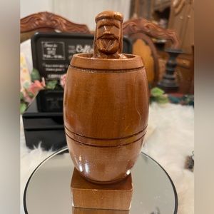 LAST MAN STANDING! Handmade Wooden Man in a Barrel
